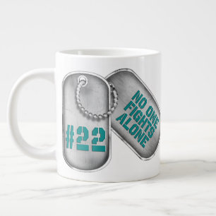 "22 DOG TAGS" Jumbo Koffie Mok