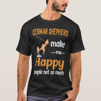 22 Duitse Herders Maak Me Gelukkig Mensen Niet Zo T-shirt