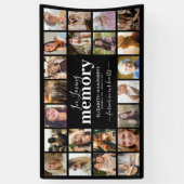 22 Foto Funeral Memorial Spandoek (Verticaal)