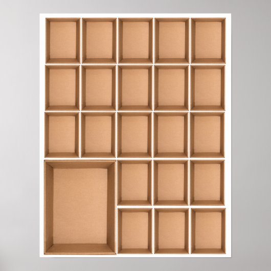 22 Image Boxes to create a Class Picture Poster (Voorkant)