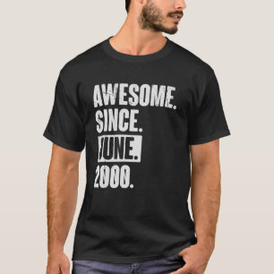 22 jaar oud 22 jaar Geweldige sinds juni 2009 T-shirt