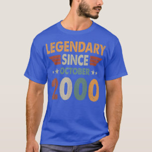22 jaar oude cadeautjes sinds oktober 2000 22 t-shirt