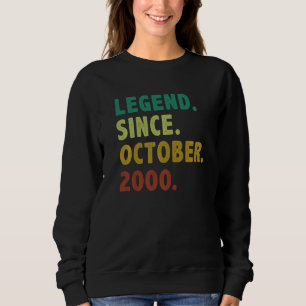 22 jaar oude legering sinds oktober 2000 22e geboo trui