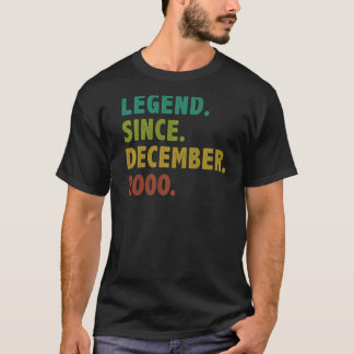 22 jaar oude leggende sinds december 2000 22e gebo t-shirt