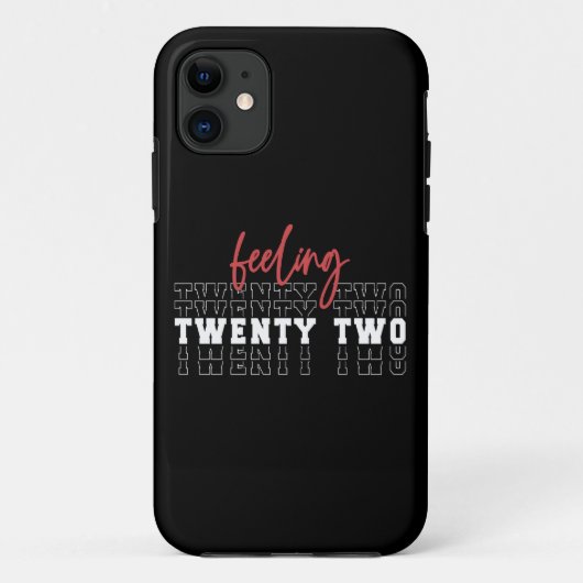 22-jarig cadeau Case-Mate iPhone case (Achterkant)