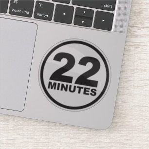 22 minuten sticker