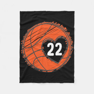 #22 Nummer 22 - Bysketbyll Graphic Gezegde Byll Bb Fleece Deken