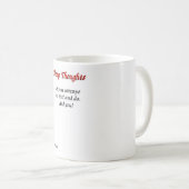 22 pensées profondes - échec mug (Devant droit)