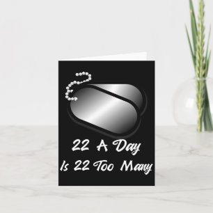 22 Per Dag Is 22 Te Veel Veteranen Bewustzijn Ptsd Kaart