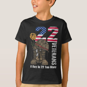 22 per dag is 22 te veel zelfmoordbewustzijn bij v t-shirt