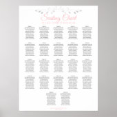 22 Tableau Mariage rose et gris (Devant)