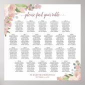 22 Tableau Tableau Rustique rose Mariage floral (Devant)