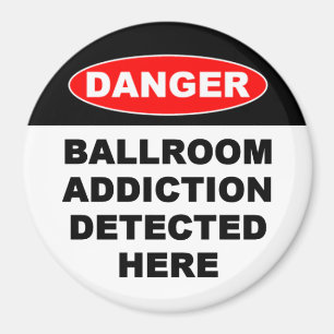 22 ter. Ballroom Addictions Magnets - Ronde Magneet