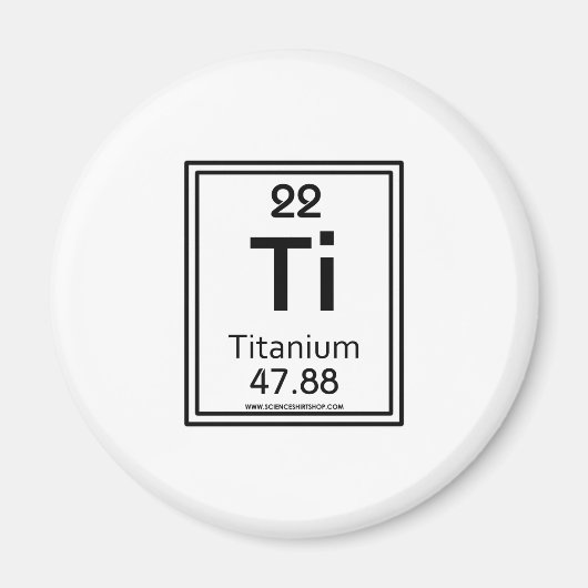 22 Titanium Magneet (Voorkant)