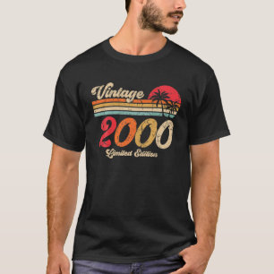 22 Year Old Vintage 2000 Limited Edition 22Nd Birt T-shirt
