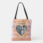 22e/7e koperen bruiloft Roos foto Tas (Achterkant)