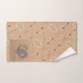 22e anniversaire de Mariage Rose du coeur de cuivr (Serviette à main)