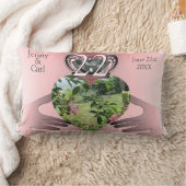 22e bruiloft Jubileum Foto Copper Claddaugh Kussen (Deken)