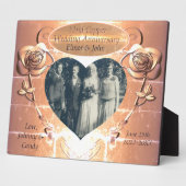 22e Copper Wedding Jubileum Fotoplaat (Zijkant)