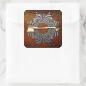 22e graad: Prins van Libanus Vierkante Sticker (Tas)