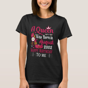 22e verjaardag hoge hak Een koningin werd geboren  T-shirt
