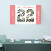 22e verjaardag Jubileum nummer 22 fotocollage Spandoek (Beurs)