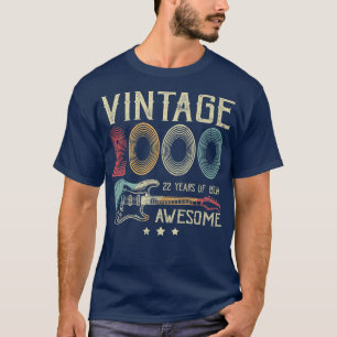 22e verjaardag Mannen Geweldige 2000 Gui T-shirt