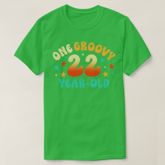 22e verjaardag t-shirt (Design voorkant)