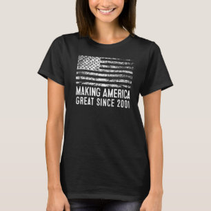 22e verjaardag van Amerika na 2001 T-shirt