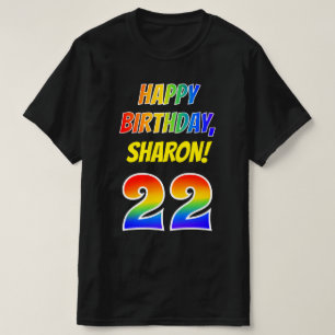 22e verjaardag — Vet, Plezier, Regenboog 22, Aange T-shirt