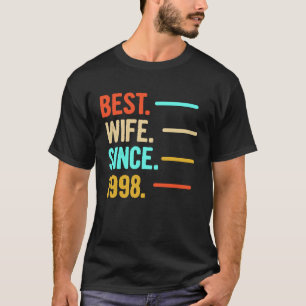 22e weddenschap Jubileum Beste vrouw sinds 1998 T-shirt
