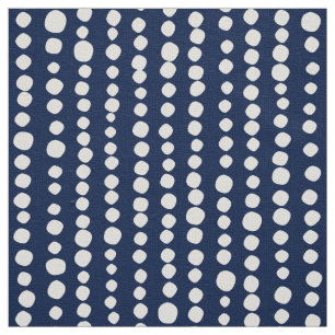 230216 - Wit op Indigo Blauw 001744 Stof