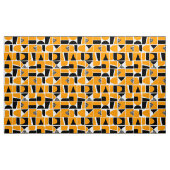 230616 - Geel Sinaasappel en zwart. Stof (Yard (91,4 cm))
