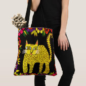 231 - Basi de kat - Canvas tas (Dichtbij)