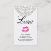 232 Beauty Visitekaartjes Lips Makeup Roze (Achterkant)