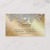 232 Carte de visite de bijoux Zebra Parties scinti (Dos)