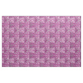 232 Zebra Glitter Silver HOT Pink Fabric Pattern Stof (Yard (91,4 cm))