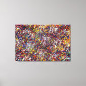 23_025, Splatter Abstract Canvas Afdruk (Voorkant)