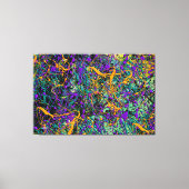 23_026, Splatter Abstract Canvas Afdruk (Voorkant)
