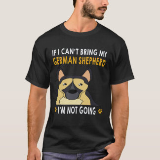 23 Als ik mijn Duitse herder niet kan meenemen, ga T-shirt