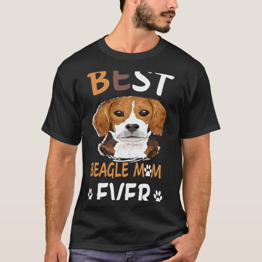 23 Beste Beagle-moeder ooit T-shirt (Voorkant)