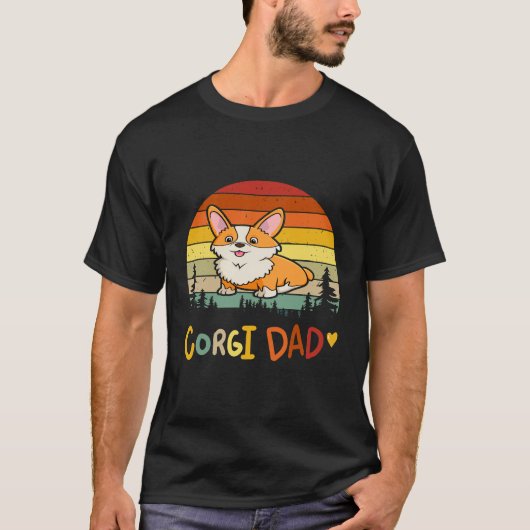 23 Corgi Dad T-shirt (Voorkant)