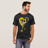 23 Drip Heart Lightning 4s Matching T-shirt (Voorkant volledig)