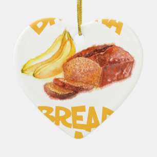 23 februari - Bananenbrood Dag Keramisch Ornament