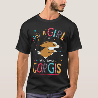 23 Gewoon Een Meisje Dat Van Corgi Houdt T-shirt