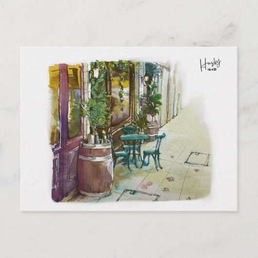 23 : Harris straat 2 Briefkaart (Voorkant)