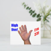 23 High Five! Briefkaart (Staand voorkant)