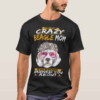 23 Ik ben de gekke Beagle-mama Beagle T-shirt