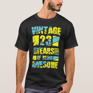 23 jaar oud 23e verjaardag 27 t-shirt