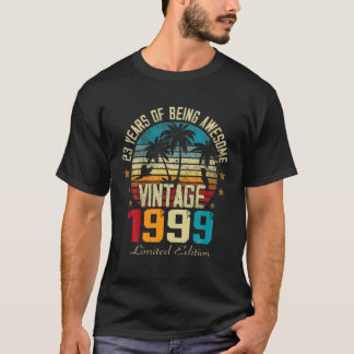 23 jaar oud als Geweldige Vintage 1999 23e bair T-shirt